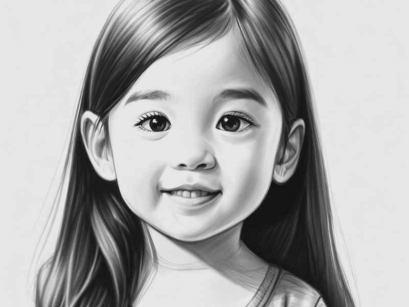 写实人物小孩，写实人物小孩怎么画