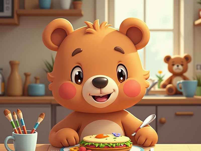 小熊做饭小孩,小熊做饭小孩能吃吗 小熊做饭小孩,小熊做饭小孩能吃吗