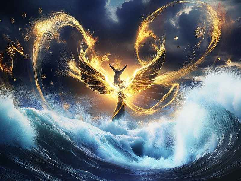 神话故事精卫填海手抄报四年级（神话手抄报简单又漂亮 四年级精卫填海）