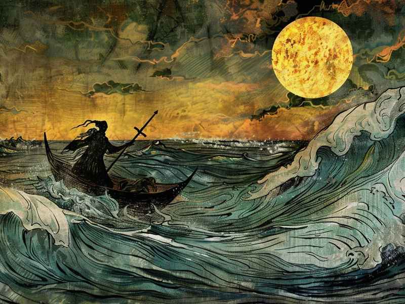神话故事大禹治水的图片 - 神话故事大禹治水的图片简笔画