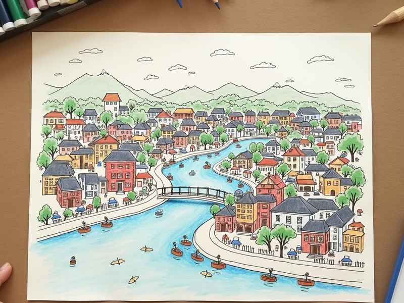 运河情儿童画（运河情儿童画一等奖）