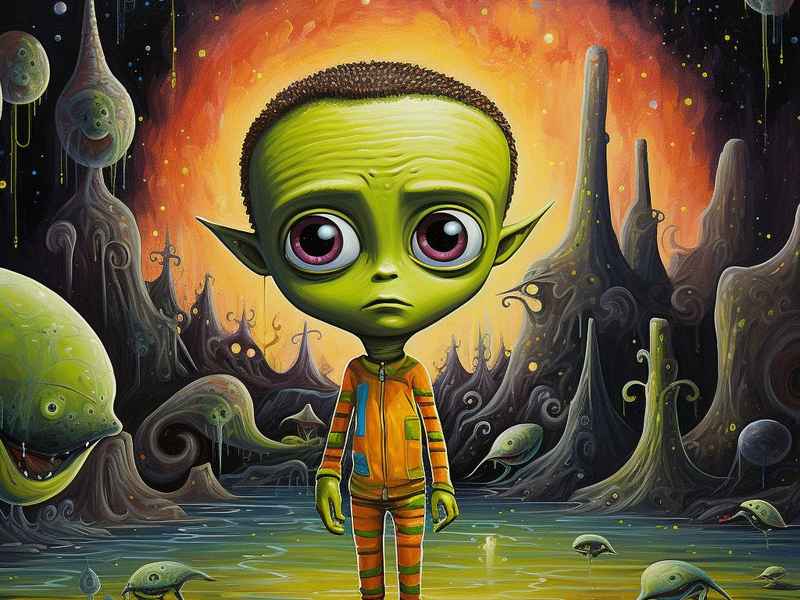 捉迷藏的故事，和外星人捉迷藏的故事
