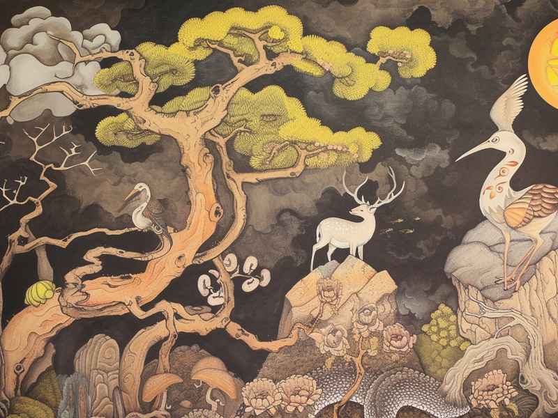 中国古代神话故事儿童简笔画图片（中国古代神话故事简笔画人物图片）