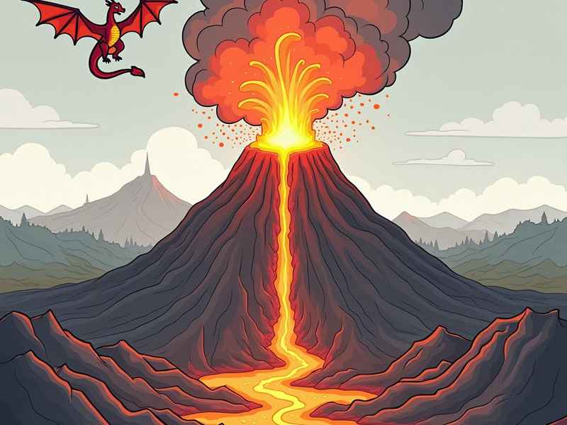幼儿故事火山喷发 幼儿故事火山喷发图片