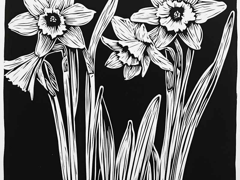 水仙花儿童画（水仙花儿童画家长点评）