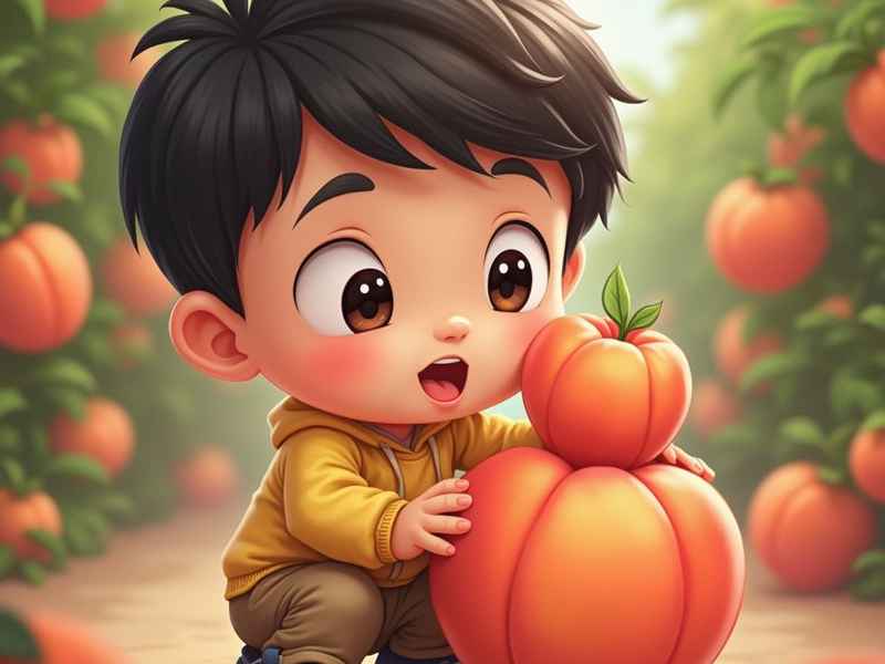 桃子儿童故事书，桃子儿童版