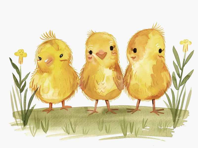 小鸡小鸡的故事绘本、小鸡小鸡的故事绘本全文
