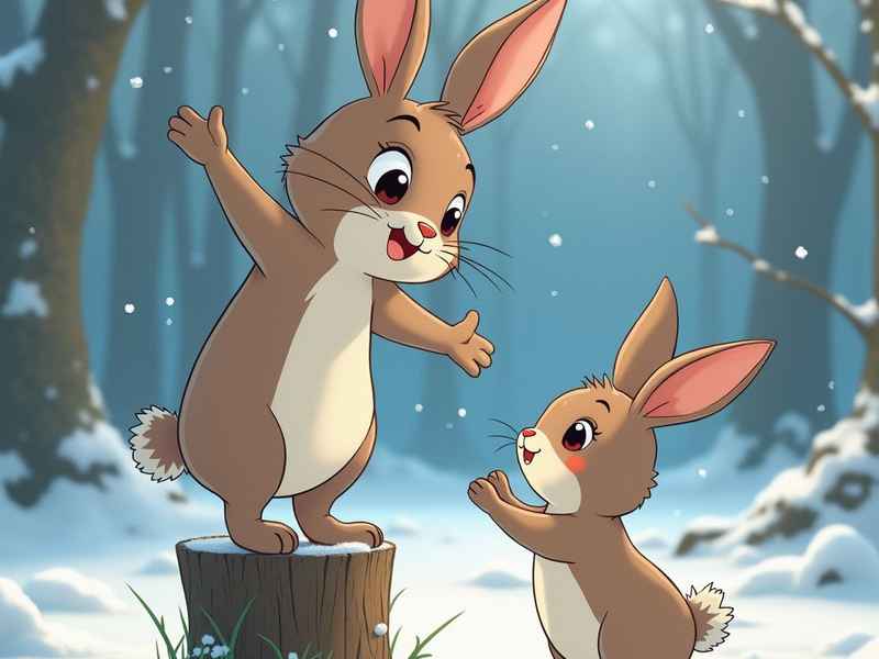 幼儿园大班续编故事雪兔子，幼儿园大班故事续编教案