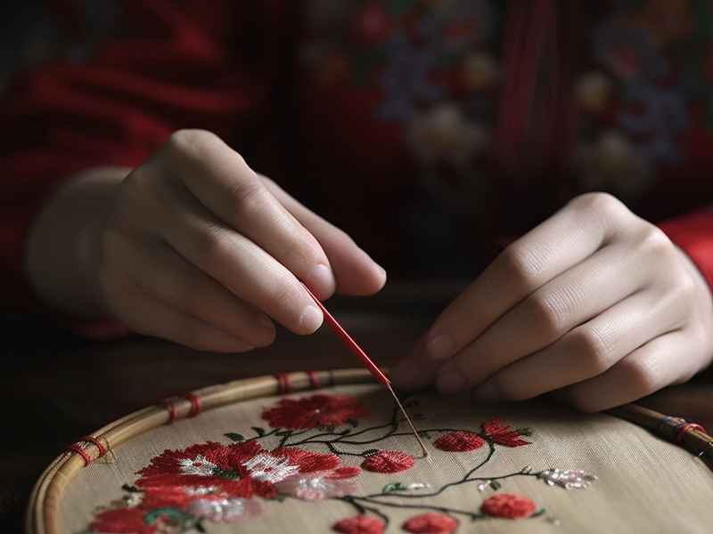 幼儿园关于刺绣的课程故事，幼儿园关于刺绣的课程故事教案
