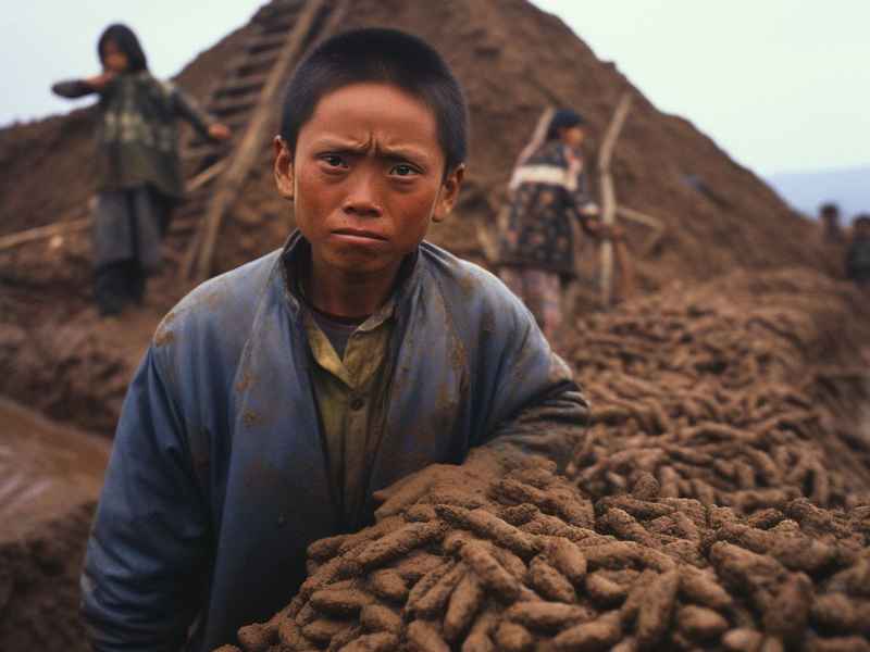 中国难民图片儿童（中国难民图片儿童图）