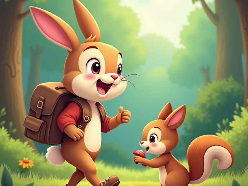 睡前小故事小松鼠小兔子,小孩故事睡前故事小兔子和小松鼠的故事 睡前小故事小松鼠小兔子,小孩故事睡前故事小兔子和小松鼠的故事