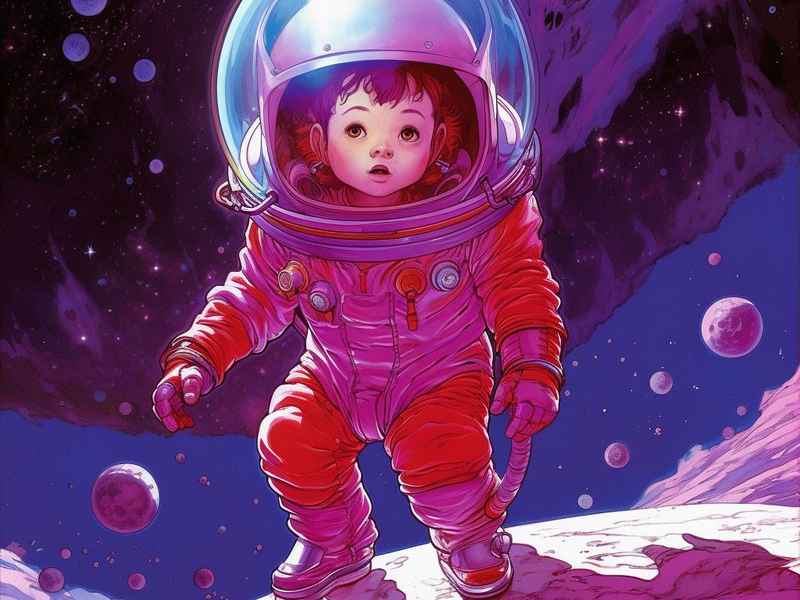 太空故事儿童版，幼儿太空故事绘本