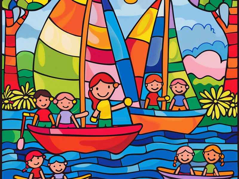 夏天的画儿童画、夏天的儿童画简笔画