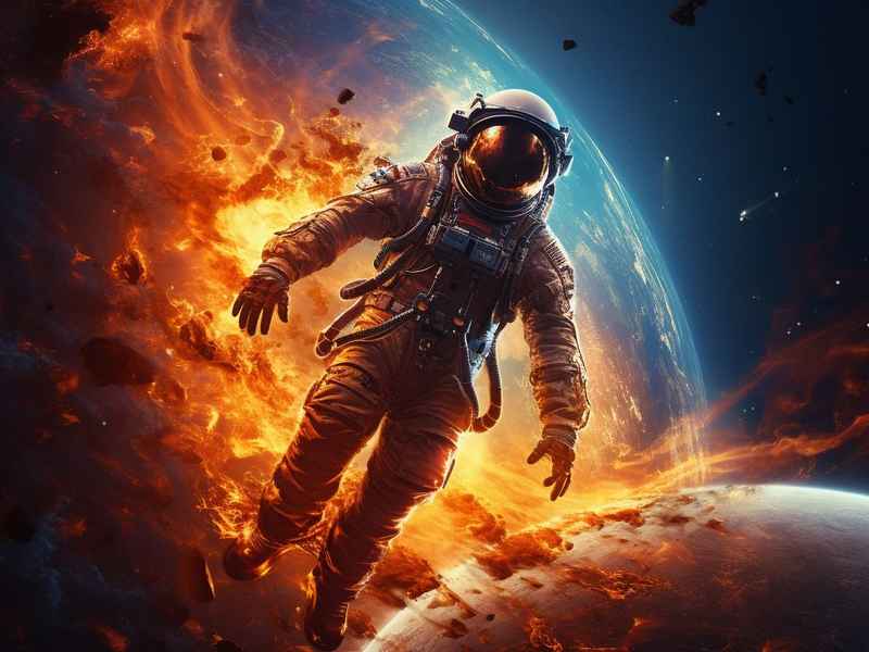 坐火箭去太空说说；坐火箭去太空说说搞笑
