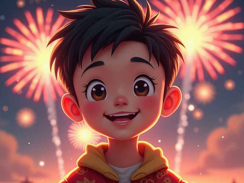 新年儿童故事完整版（幼儿新年故事手绘）