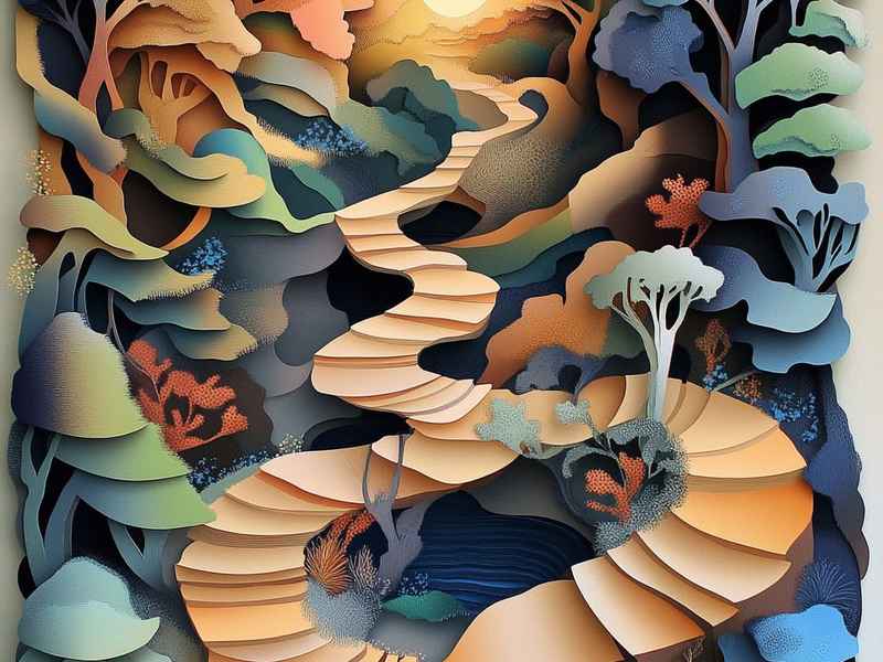 纸浮雕制作童话故事、纸浮雕故事作品