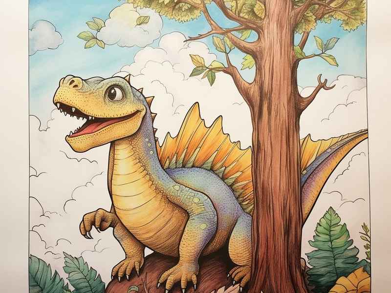 神秘的恐龙世界主题幼儿园、神秘的恐龙世界主题墙
