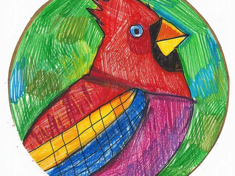 小鸟儿童画简笔画 儿童学画小鸟简笔画