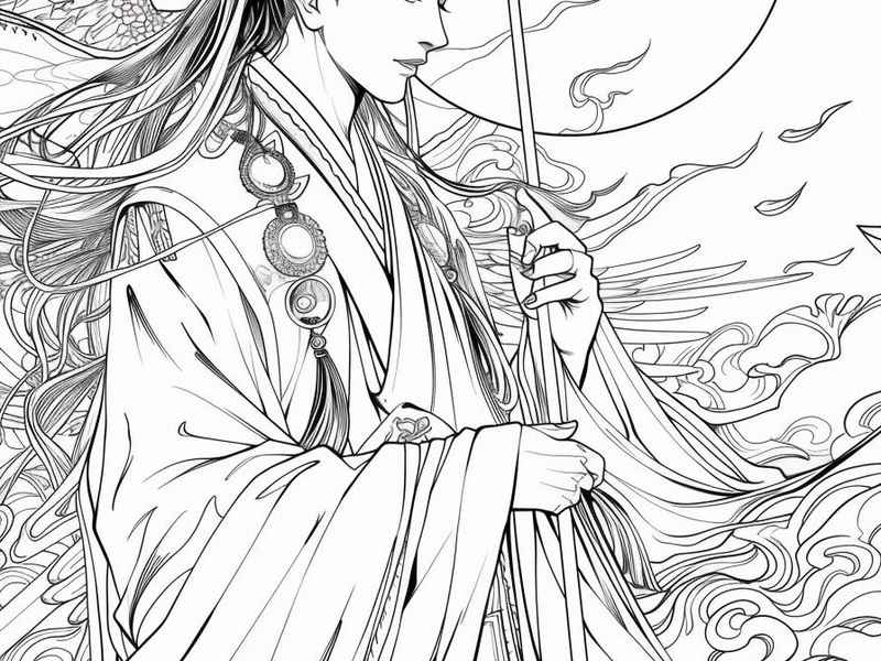 神话故事儿童简笔画图片（神话故事简笔画图片大全彩色）