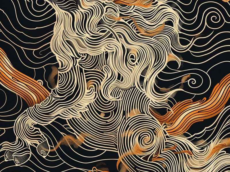 狮吼国画，佛音狮吼国画