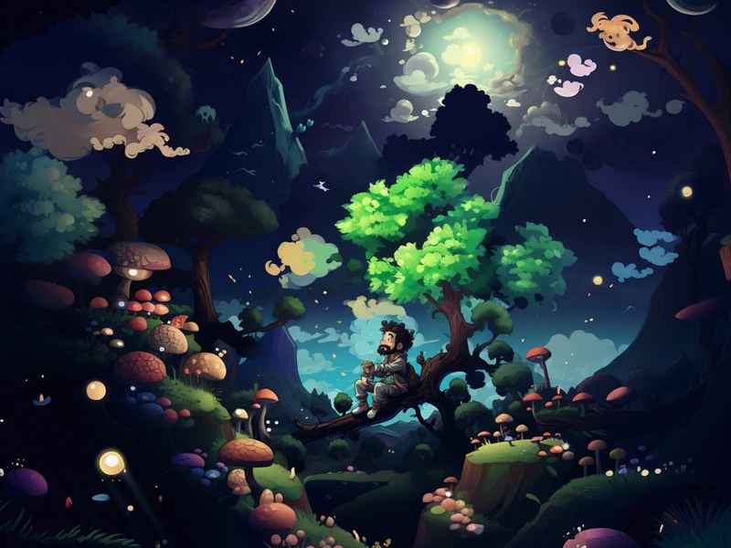 夜明珠儿童故事插画、夜明珠的故事告诉我们什么道理