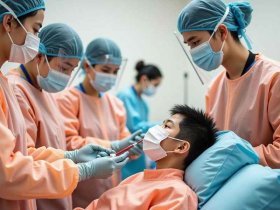 做核酸检测儿童画 做核酸检测儿童手抄报大全