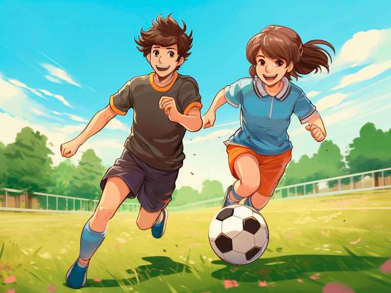 中学体育教师故事儿童画 - 中学体育教师教育故事