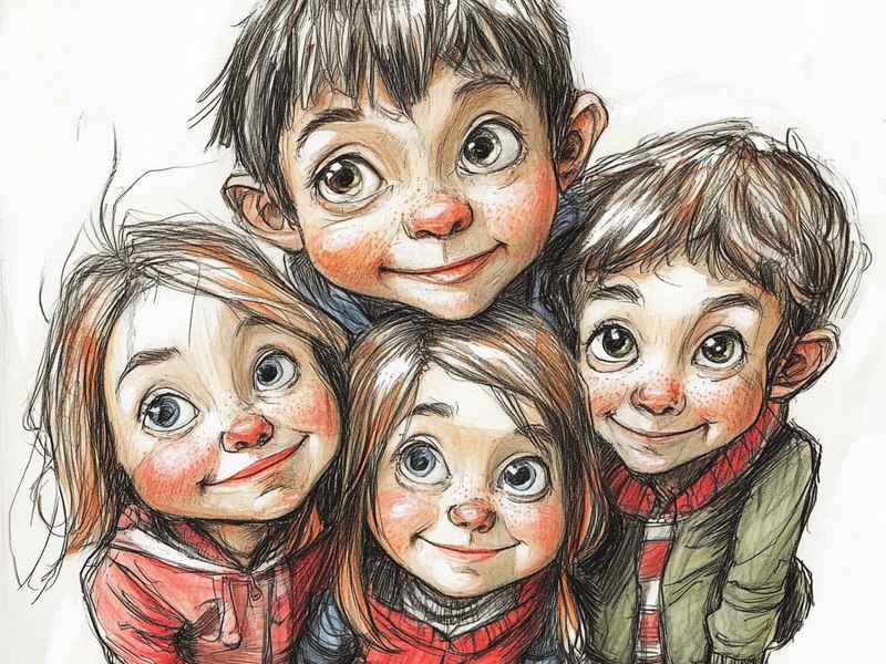 兄弟姐妹简单儿童画、兄弟姐妹简单儿童画怎么画