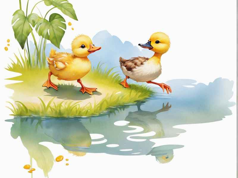 小鸡和小鸭子的故事；小鸡和小鸭子的故事公开课简报