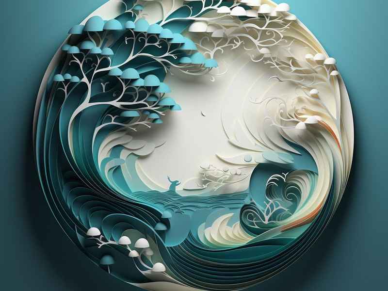 纸浮雕创意作品 纸浮雕创意作品简单