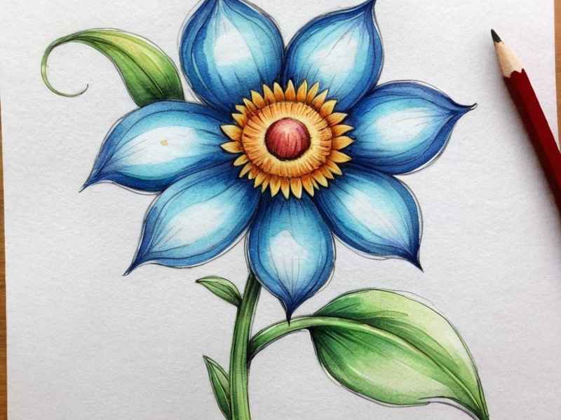 有始有终的小花卡通画 - 有始有终的图画 有始有终的小花卡通画 - 有始有终的图画