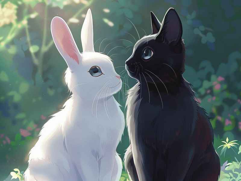 小兔和小猫的故事 小兔子和小猫咪的爱情故事