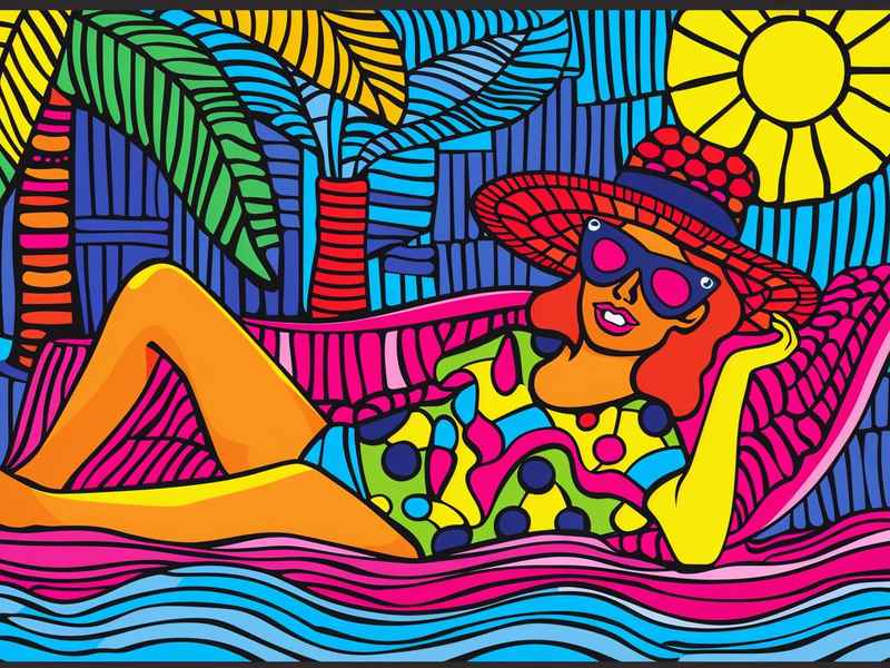 夏天的画儿童画、夏天的儿童画简笔画