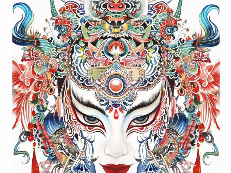 戏曲儿童创意画（戏曲儿童创意画怎么画）