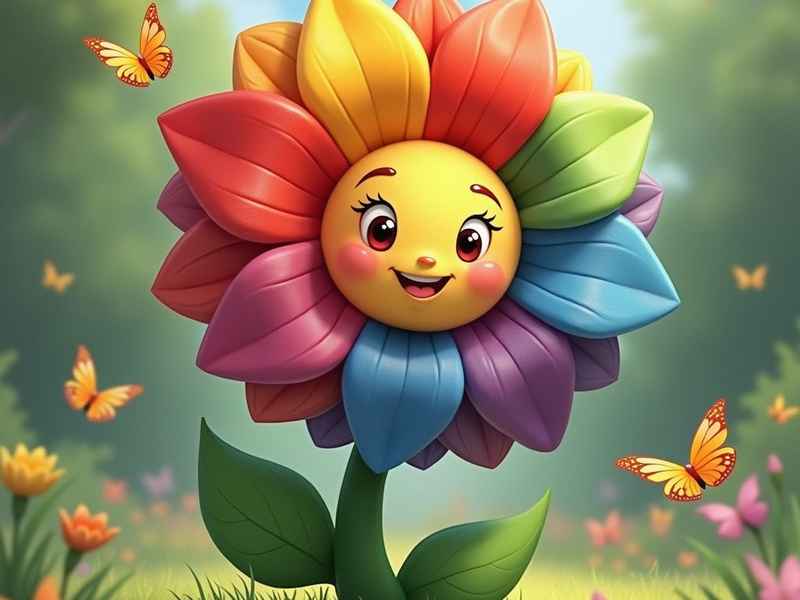 幼儿故事彩色的花（幼儿故事彩色的花教案反思）