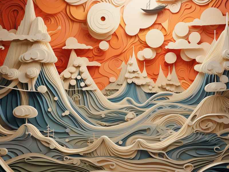 纸浮雕创意作品 纸浮雕创意作品简单