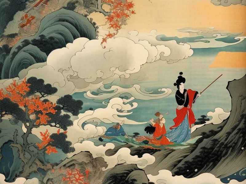 中国古代故事儿童画画 中国古代有故事的画