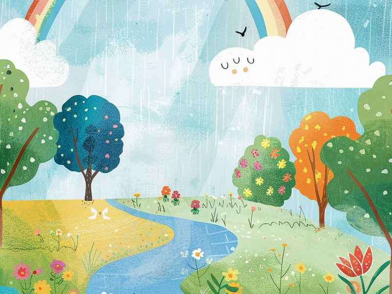 雨水节气绘本、二十四节气之雨水绘本故事 雨水节气绘本、二十四节气之雨水绘本故事