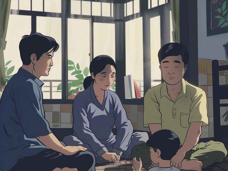 外婆家的澎湖湾儿童故事情景画，外婆的澎湖湾幼儿情景画