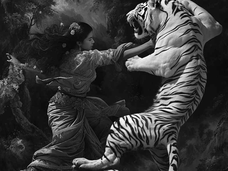 武松打虎故事图片配画（武松打虎故事图片配画简单）