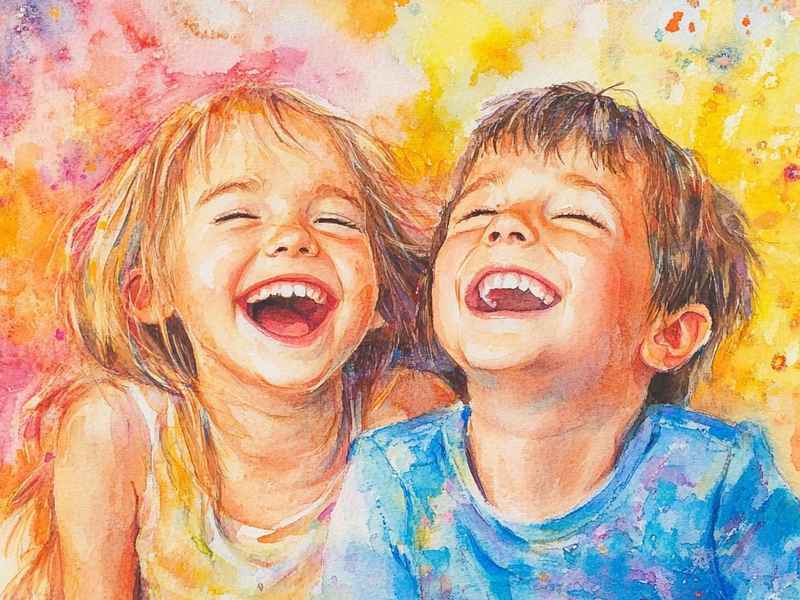 兄弟姐妹简单儿童画、兄弟姐妹简单儿童画怎么画