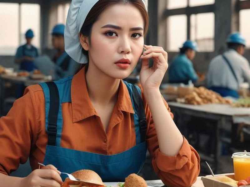 钢城机械厂食堂故事（烈日炎炎,钢厂新来了个食堂小妹）