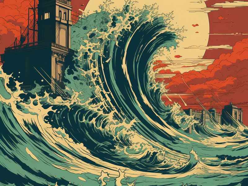 海啸来袭睡前故事（海啸来袭睡前故事大全）