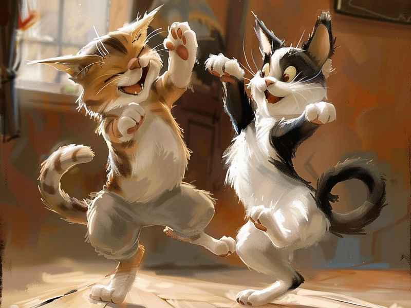 cats hind their paws谚语 fight like cats and dogs谚语翻译