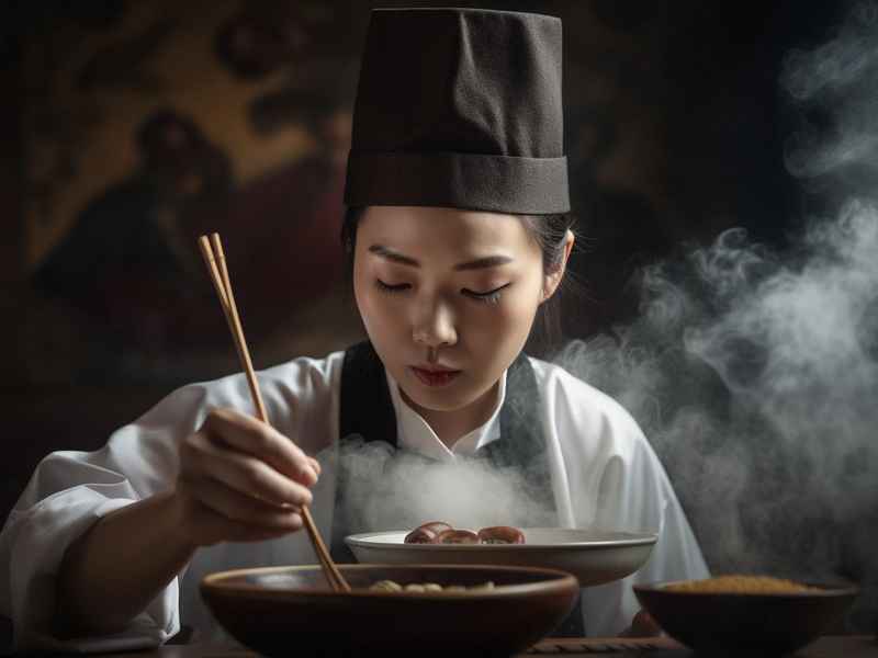 吃美食讲故事 吃美食讲故事二次元女大学生