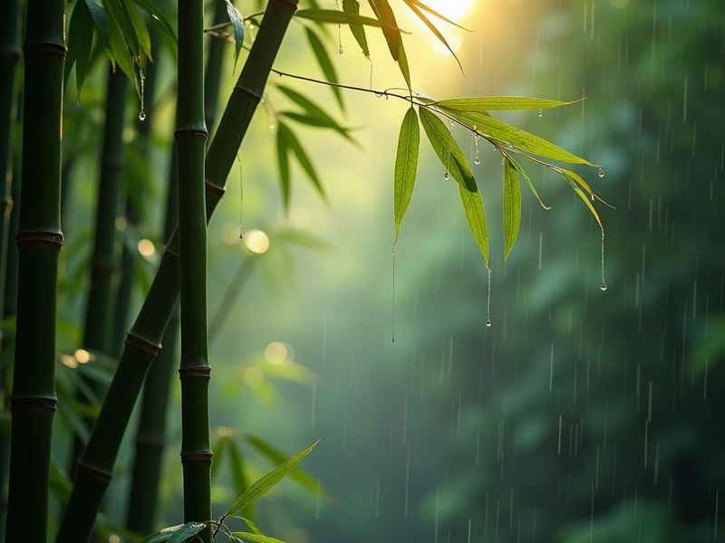 10小时大自然竹林雨声催眠（大自然雨声催眠曲纯音乐一小时）