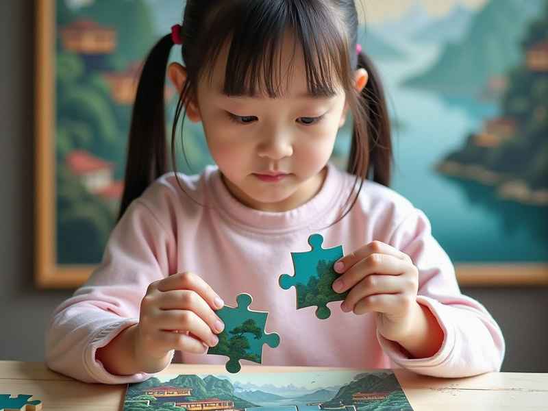 故事书拼图 故事书的拼图