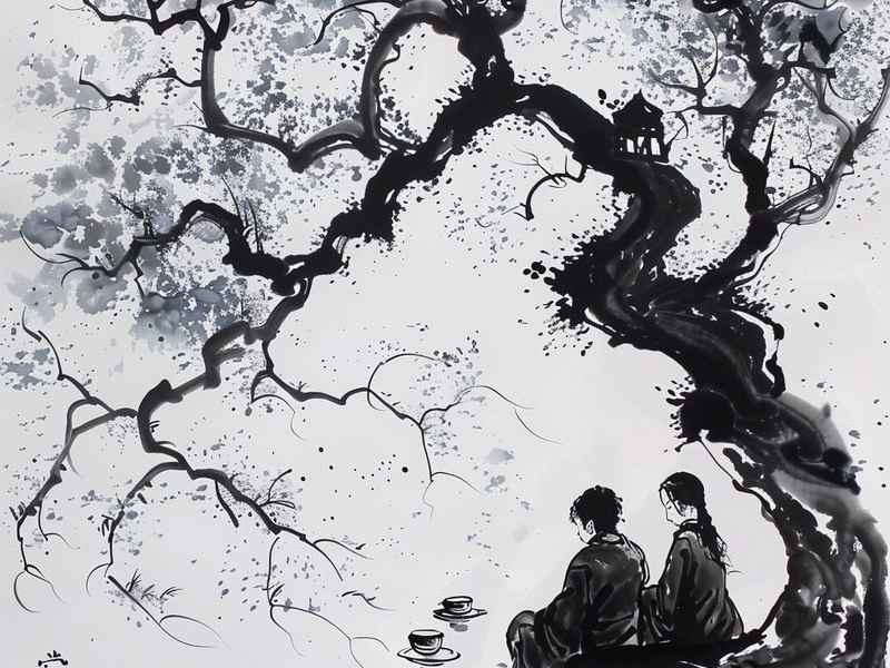 百家故事会 - 百家故事会,绘水墨画 百家故事会 - 百家故事会,绘水墨画