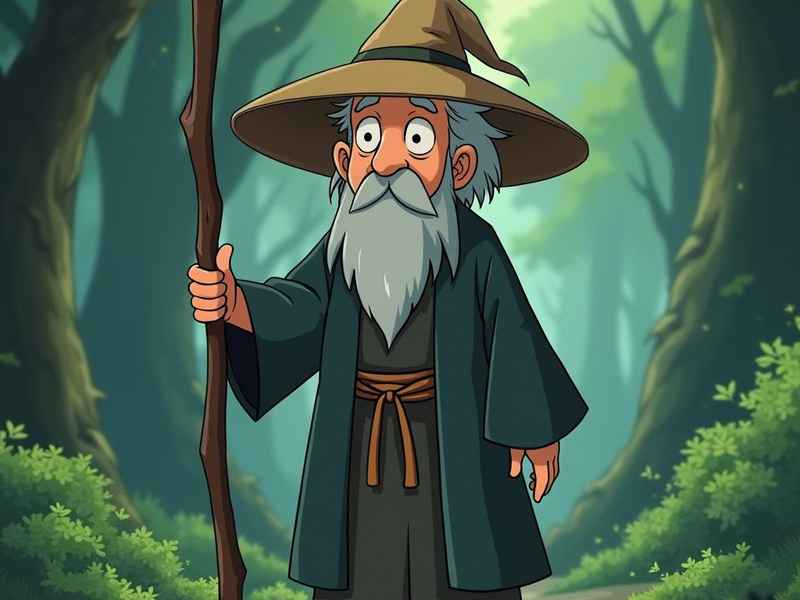 睡前故事神奇的拐杖，睡前故事一根拐杖