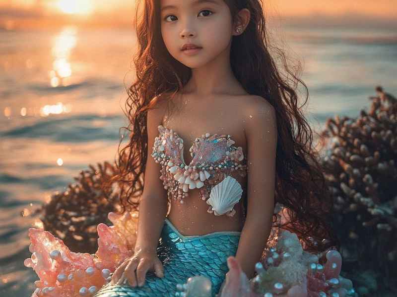 美人鱼公主裙 美人鱼公主裙子